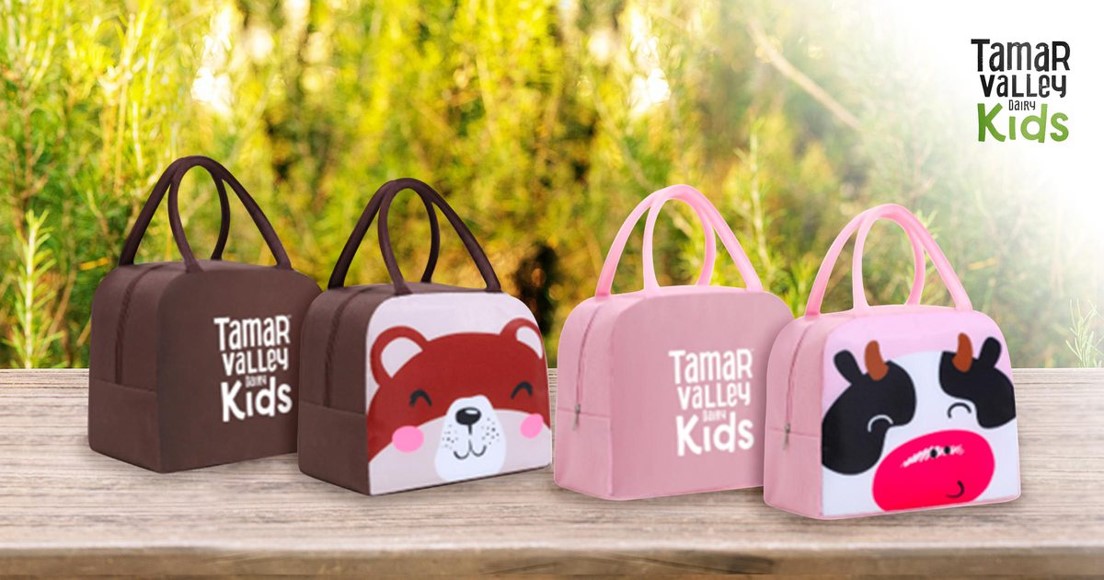 Tamar Valley Dairy Kids Animal Design Lunch Bags